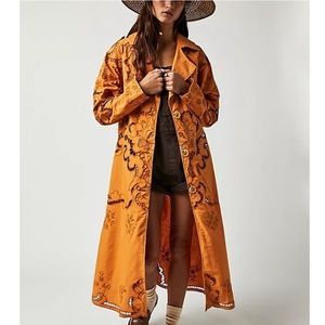 NWT Susanna Duster in Mustard Brown size Medium